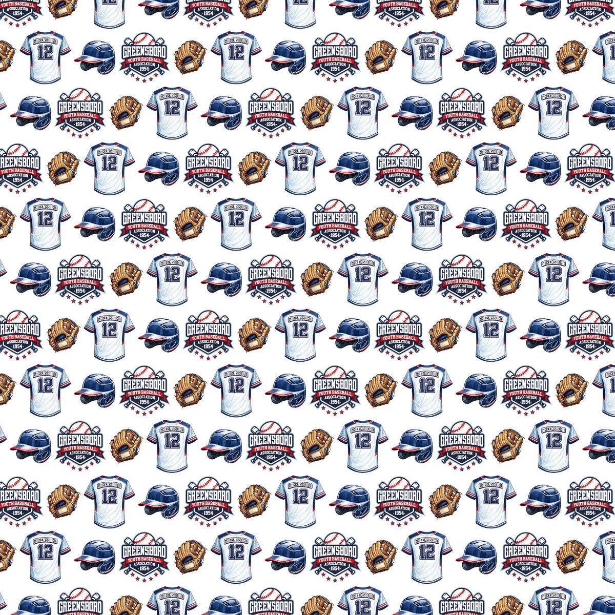Greensboro Baseball Scrapbook Paper