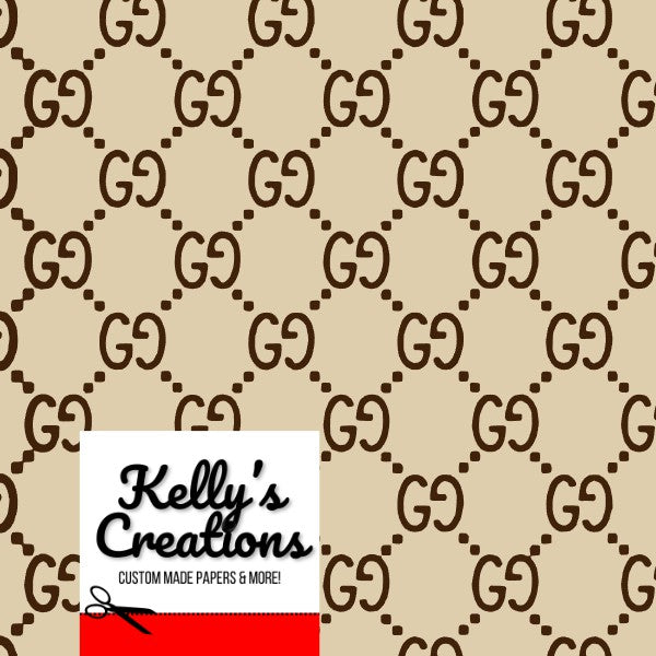 Luxury Brand Scrapbook Paper