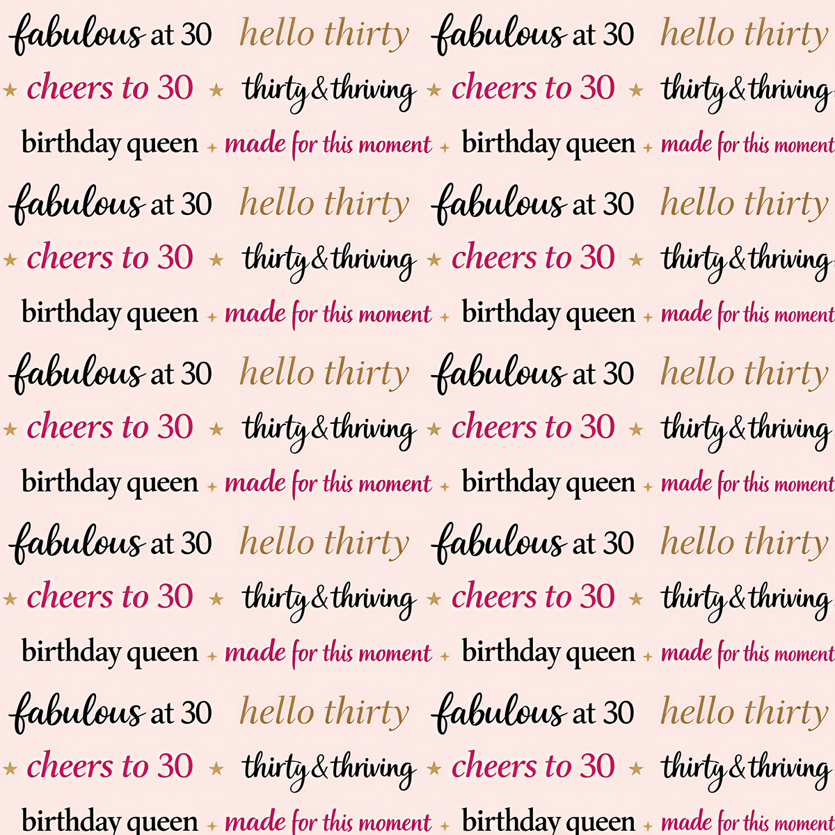 Milestone Birthday Scrapbook Paper