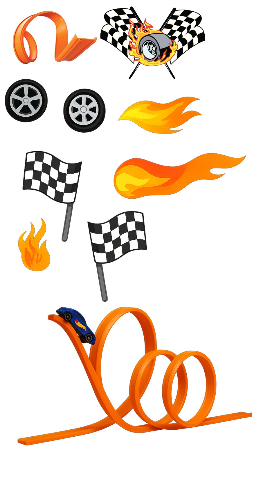Hot Wheels Scrapbook Paper