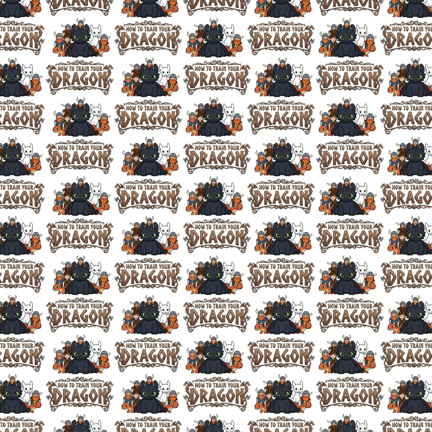 How to Train Your Dragon Scrapbook Paper