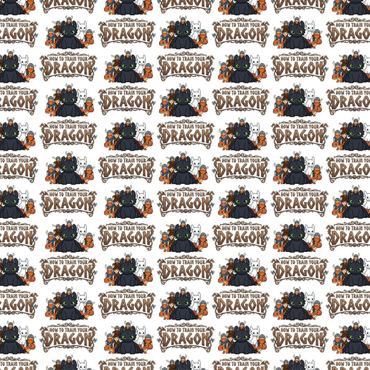 How to Train Your Dragon Scrapbook Paper