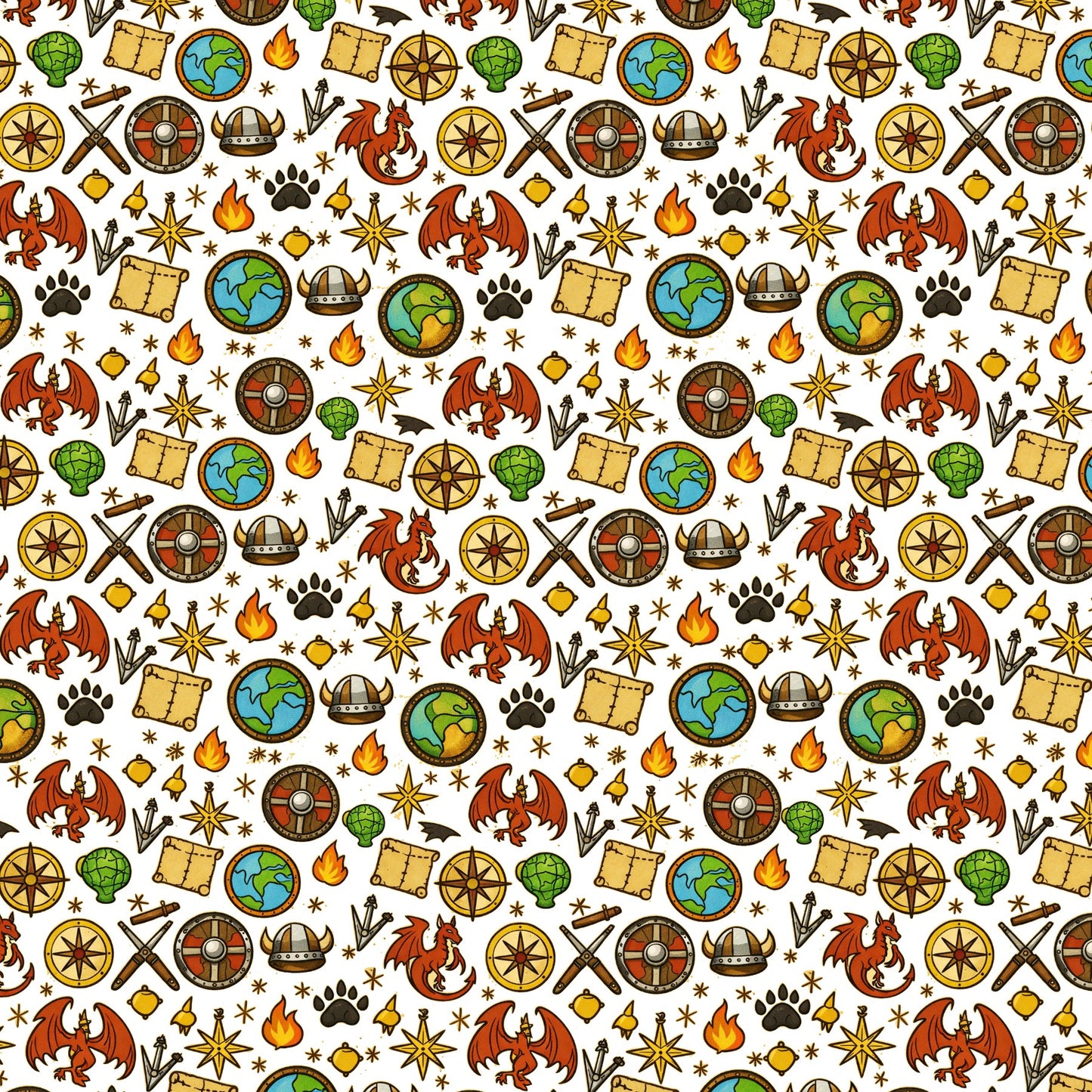 How to Train Your Dragon Scrapbook Paper