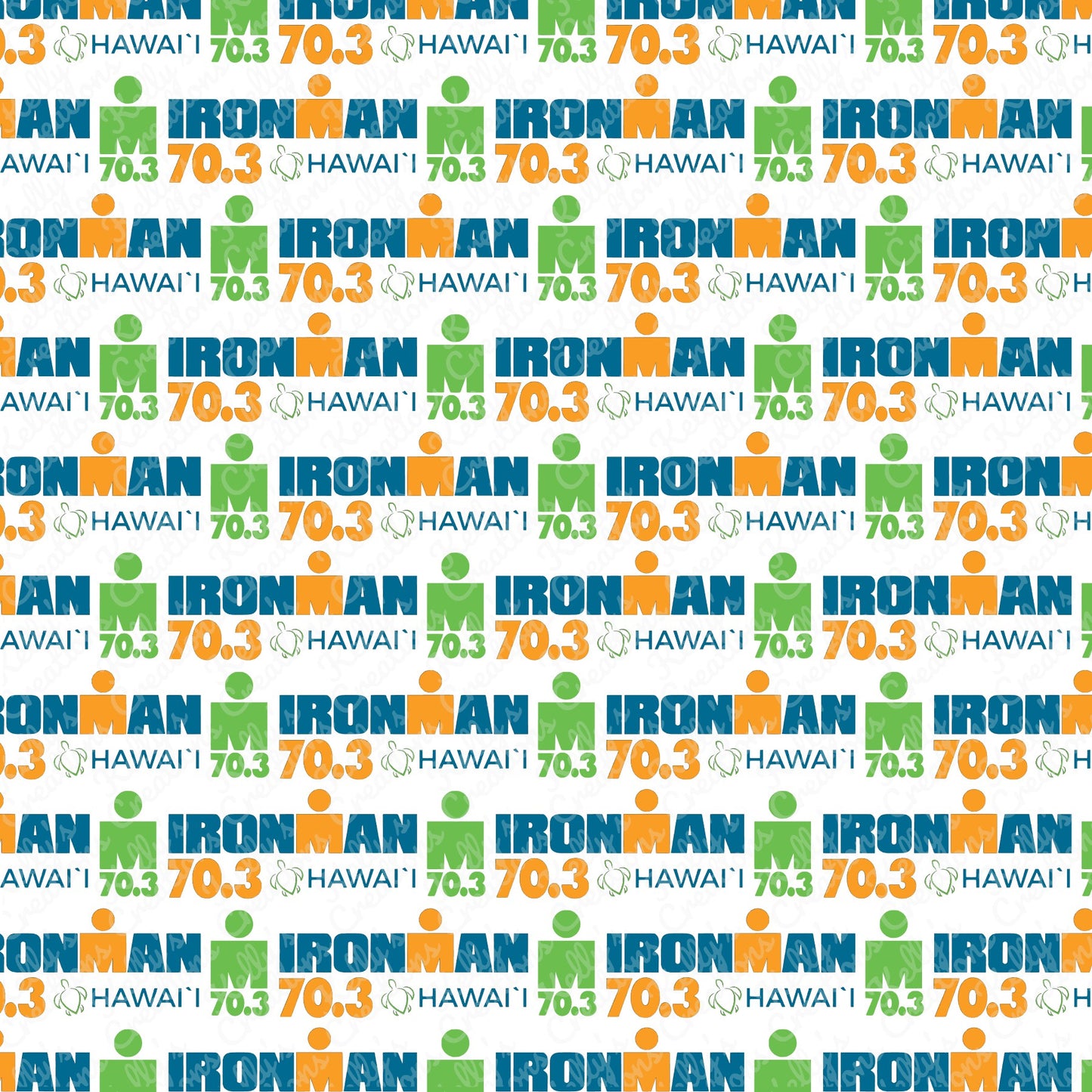 Marathon and Ironman Running Scrapbook Paper