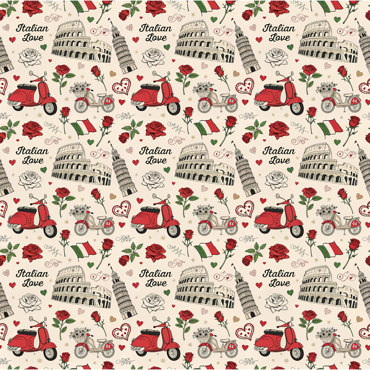 Italy Scrapbook Paper