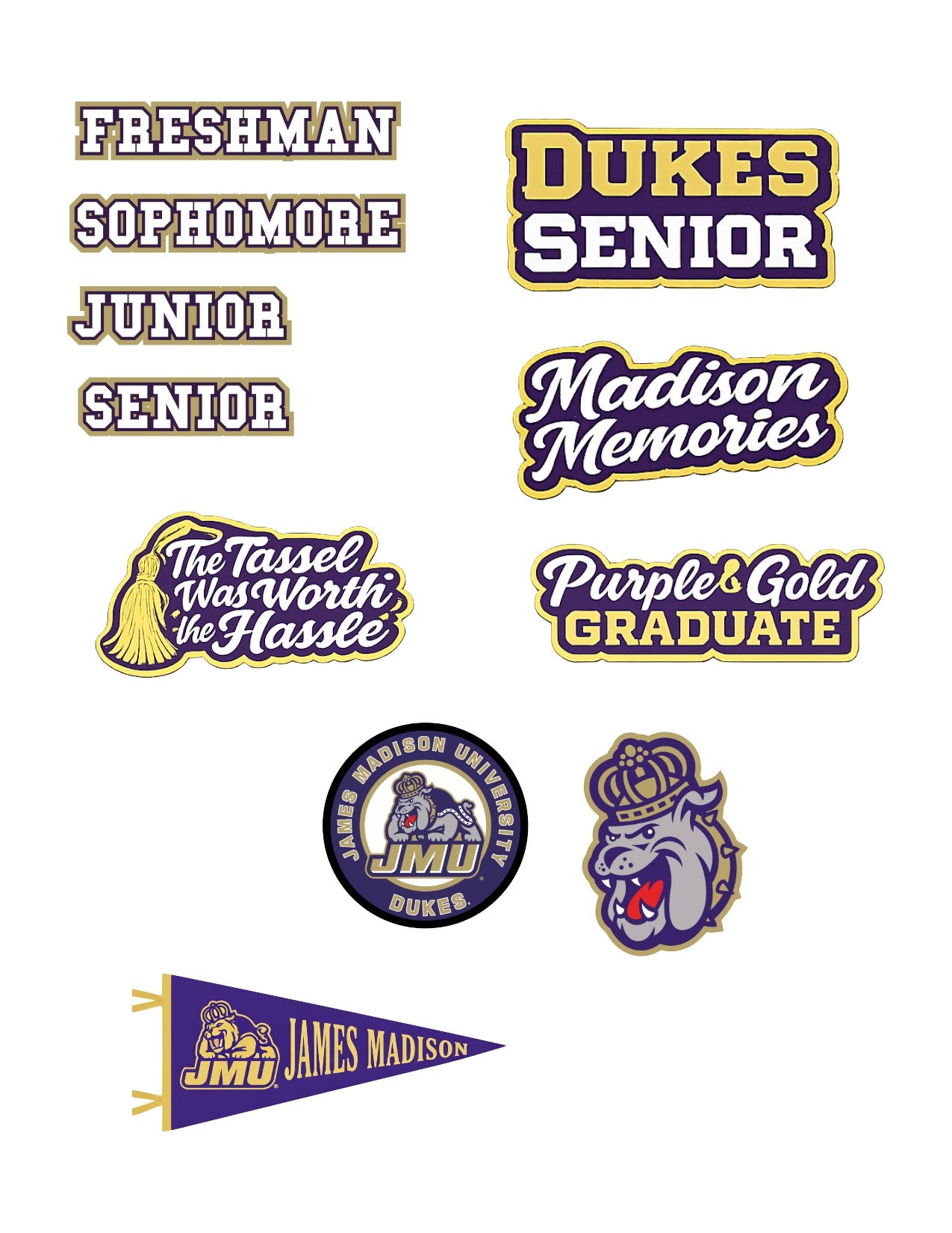 James Madison University (JMU) Scrapbook Paper