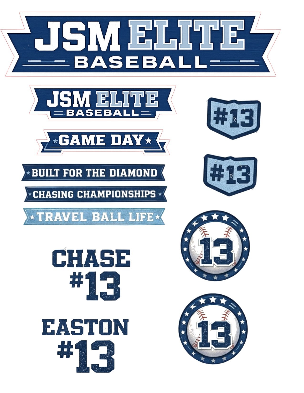 JSM Elite Baseball Scrapbook Paper