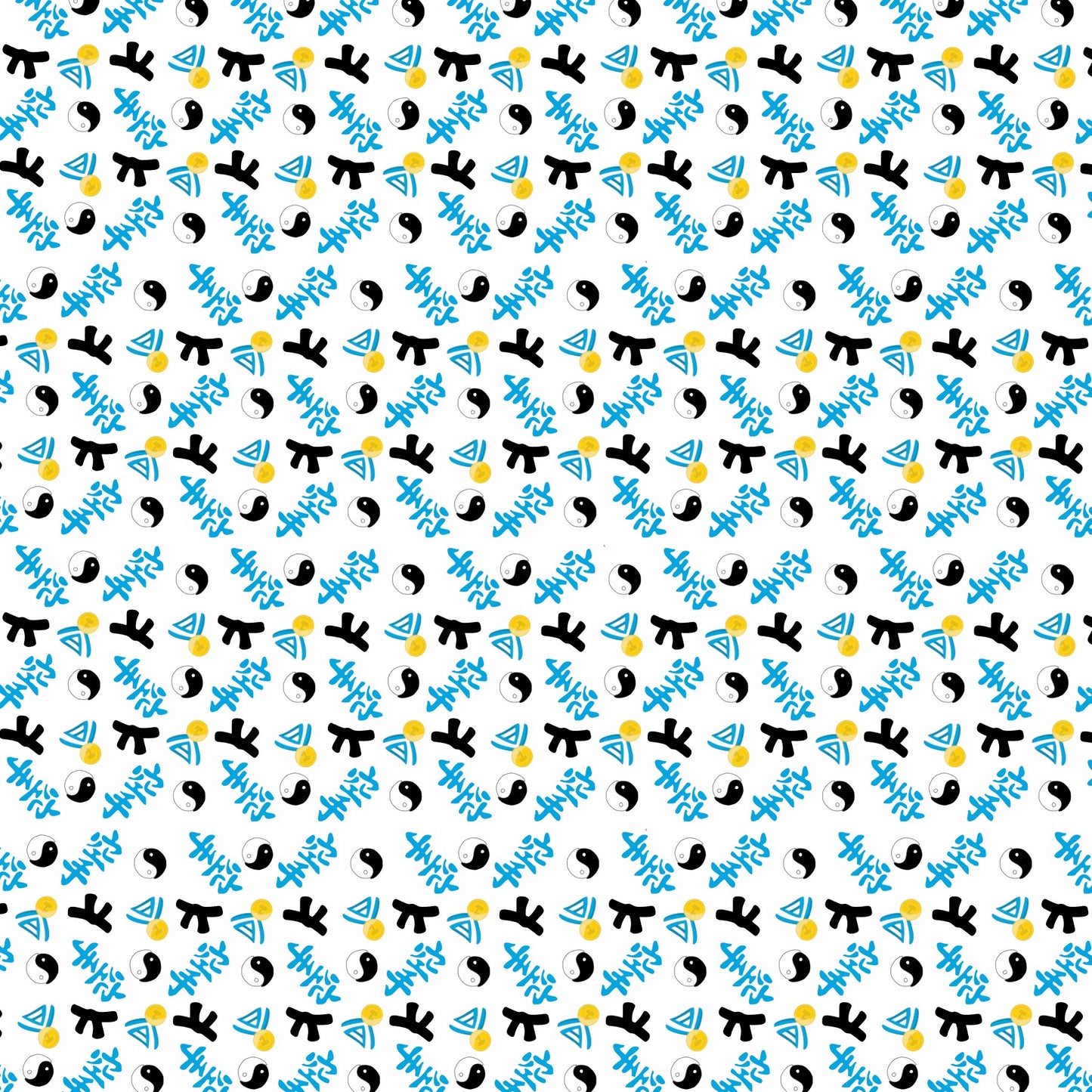 Karate Scrapbook Paper