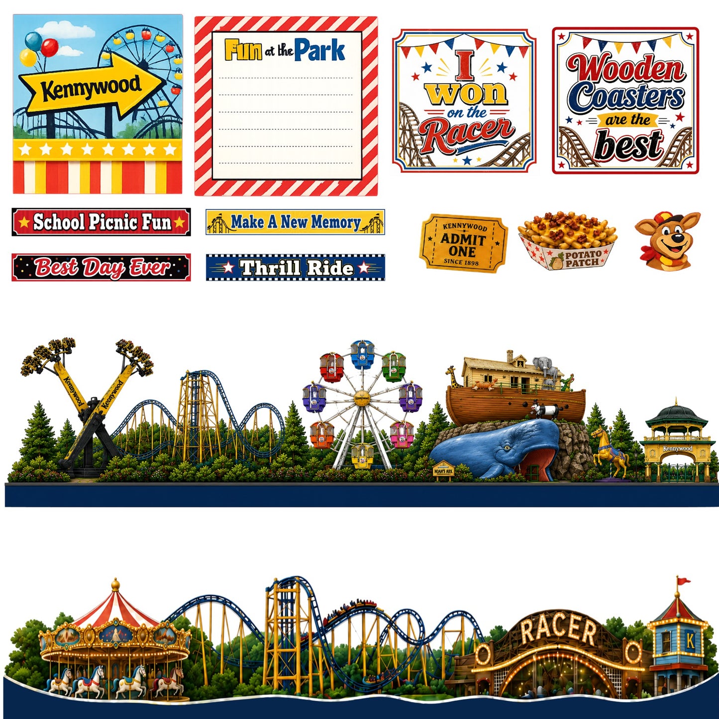 Kennywood Scrapbook Paper