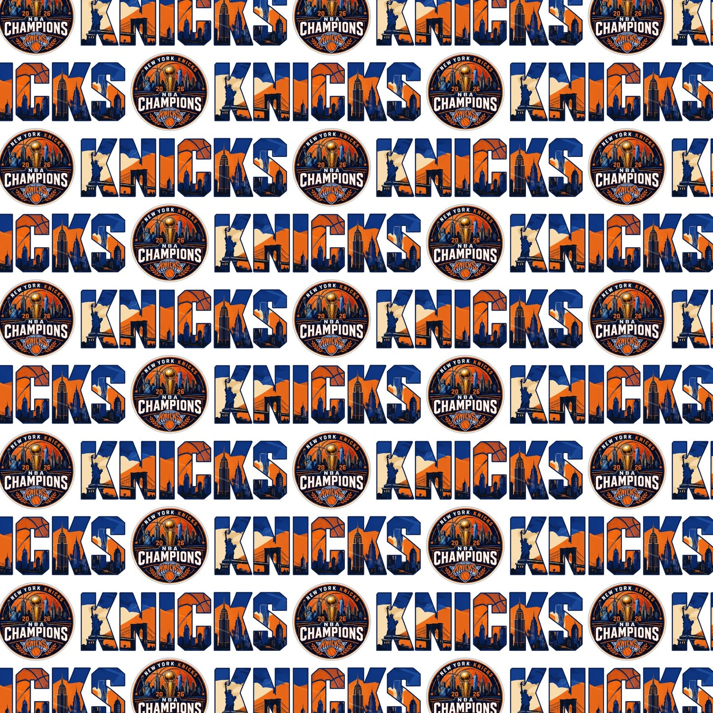 NY Knicks Scrapbook Paper