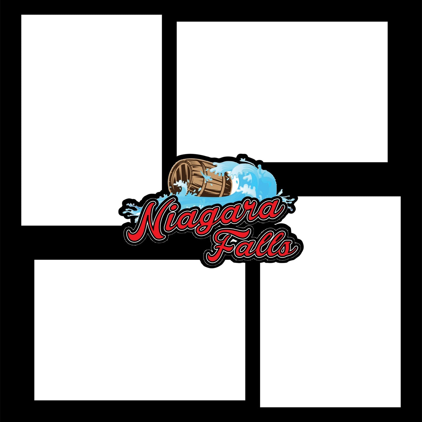 Niagara Falls Scrapbook Paper