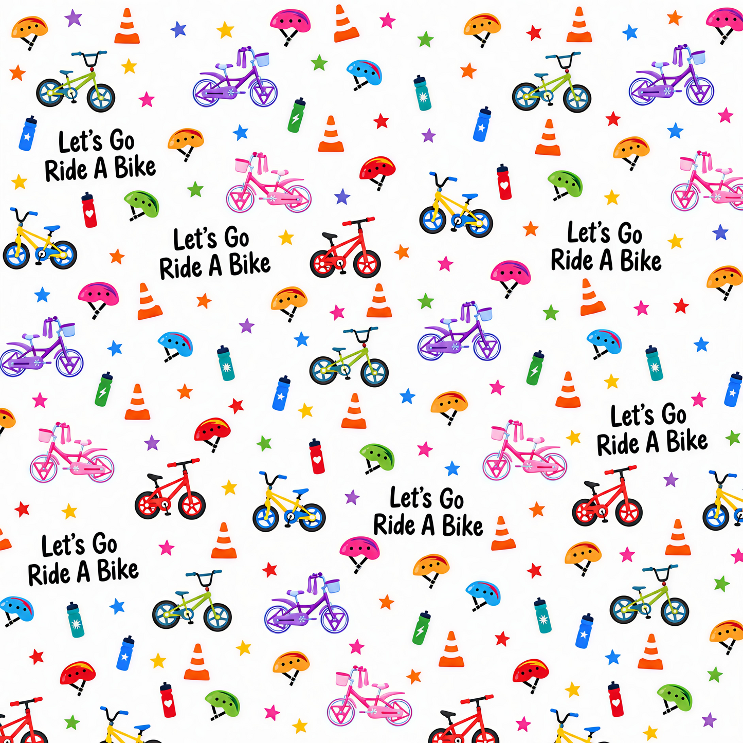 Bicycle Riding Scrapbook Paper