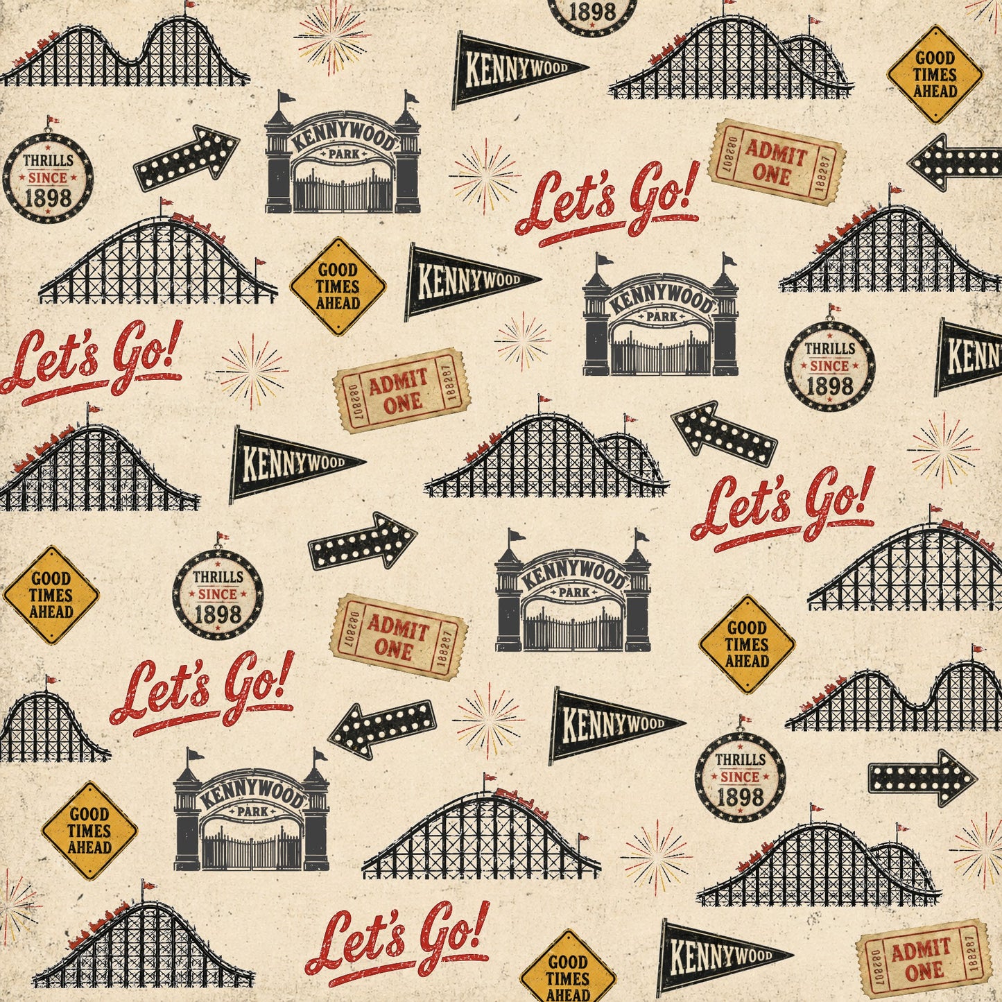 Kennywood Scrapbook Paper