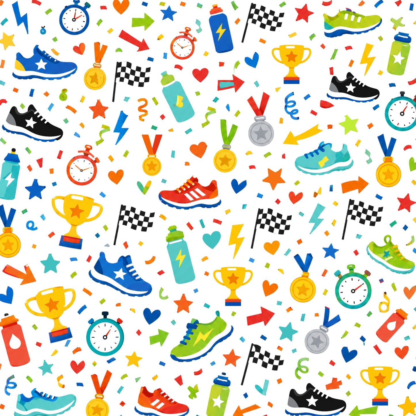 Little Runner Scrapbook Paper