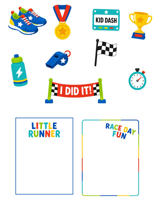 Little Runner Scrapbook Paper