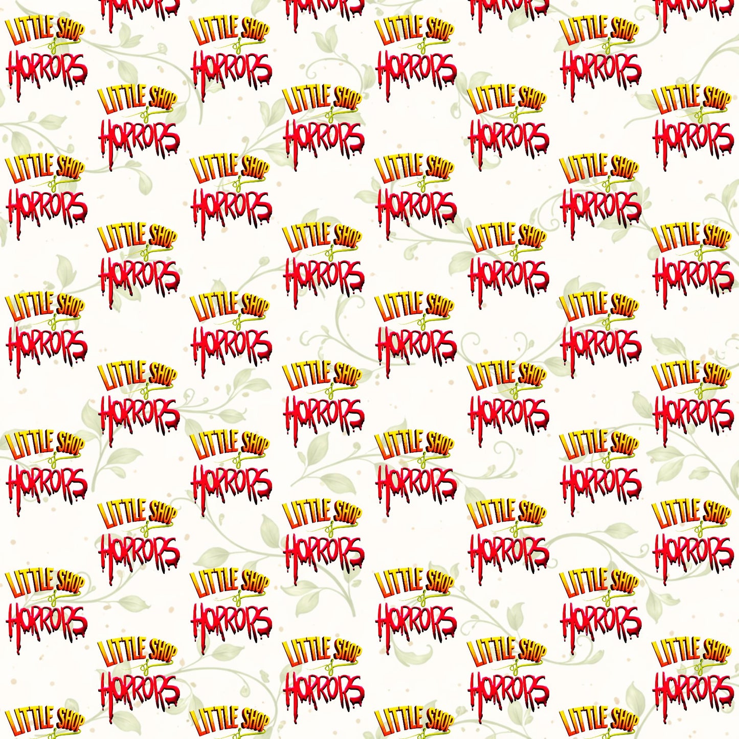 Little Shop of Horrors Musical Scrapbook Paper