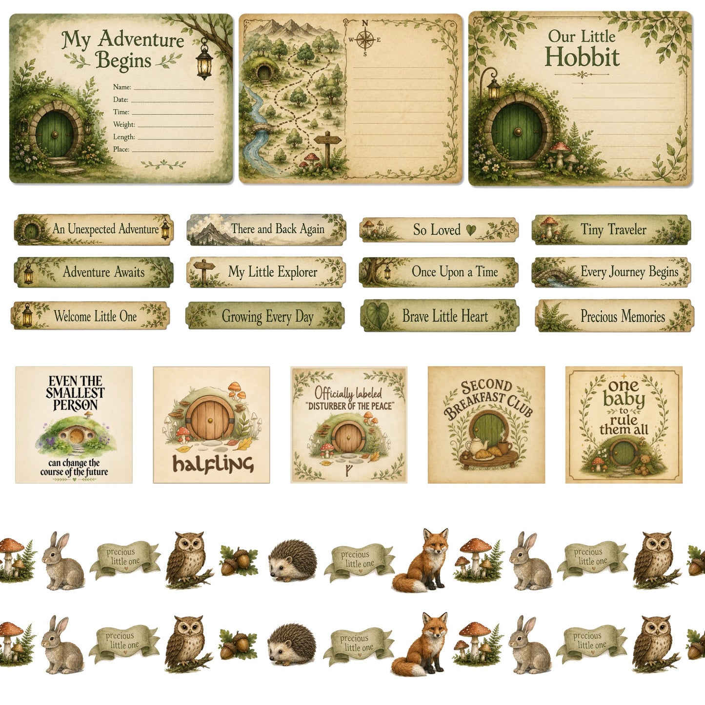 Lord of the Rings Scrapbook Paper
