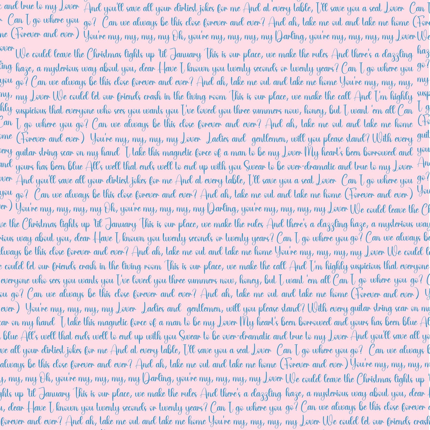 Swift Song Scrapbook Paper