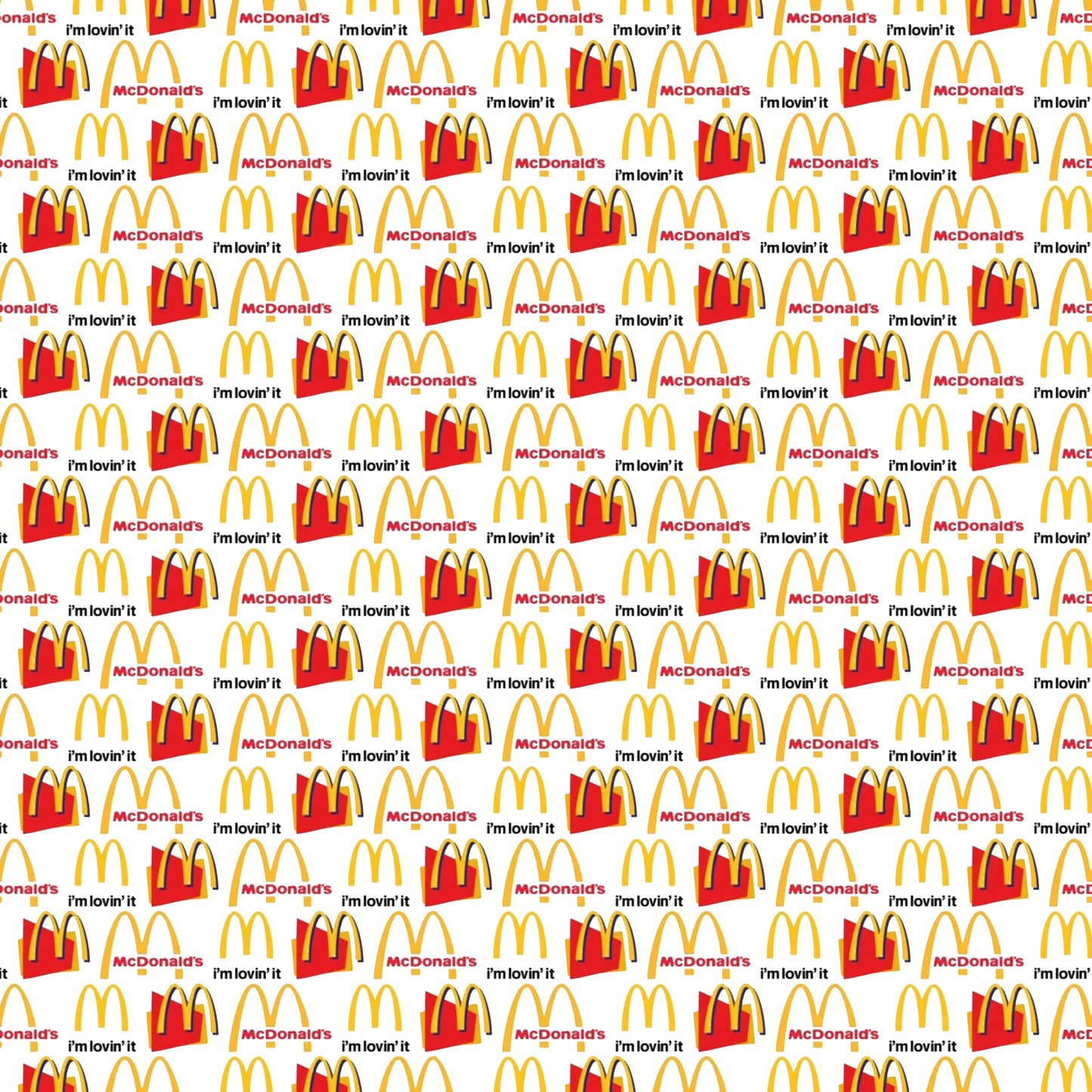 Golden "M" Arch Scrapbook Paper