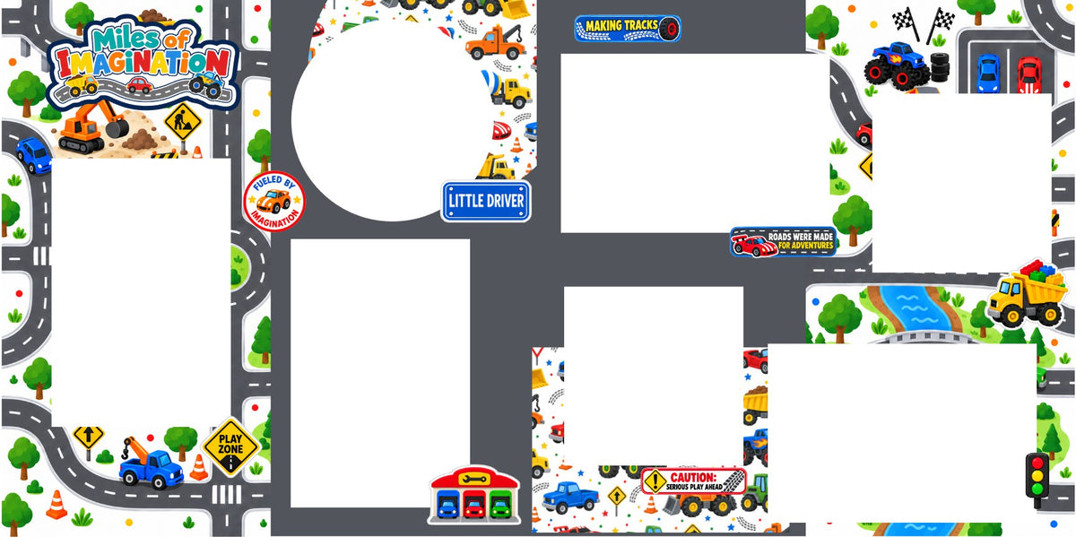 Miles of Imagination Scrapbook Page Kit
