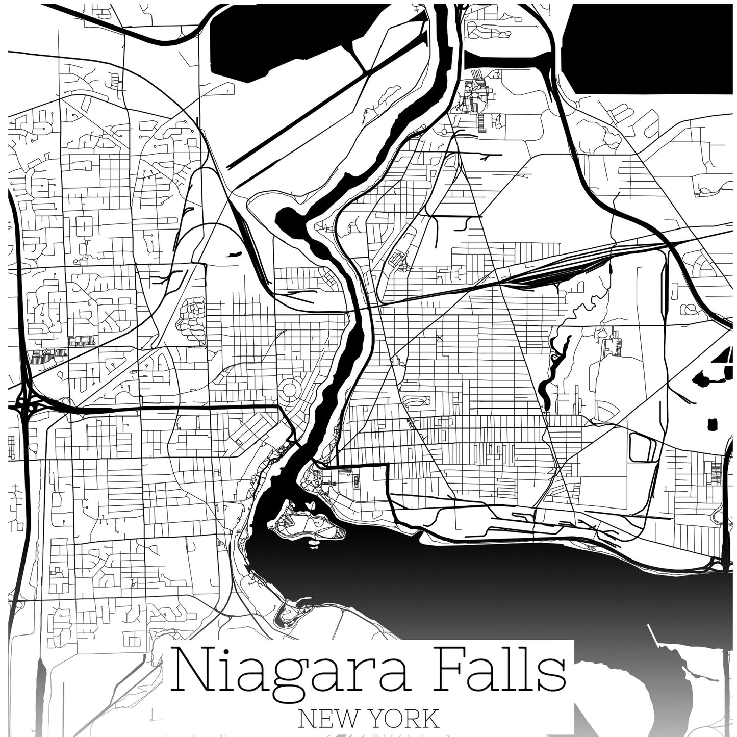 Niagara Falls Scrapbook Paper