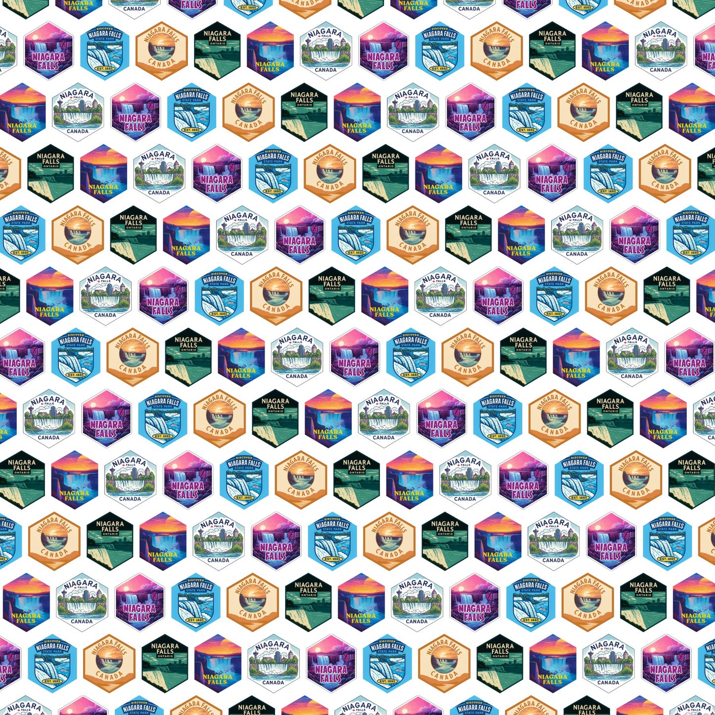 Niagara Falls Scrapbook Paper
