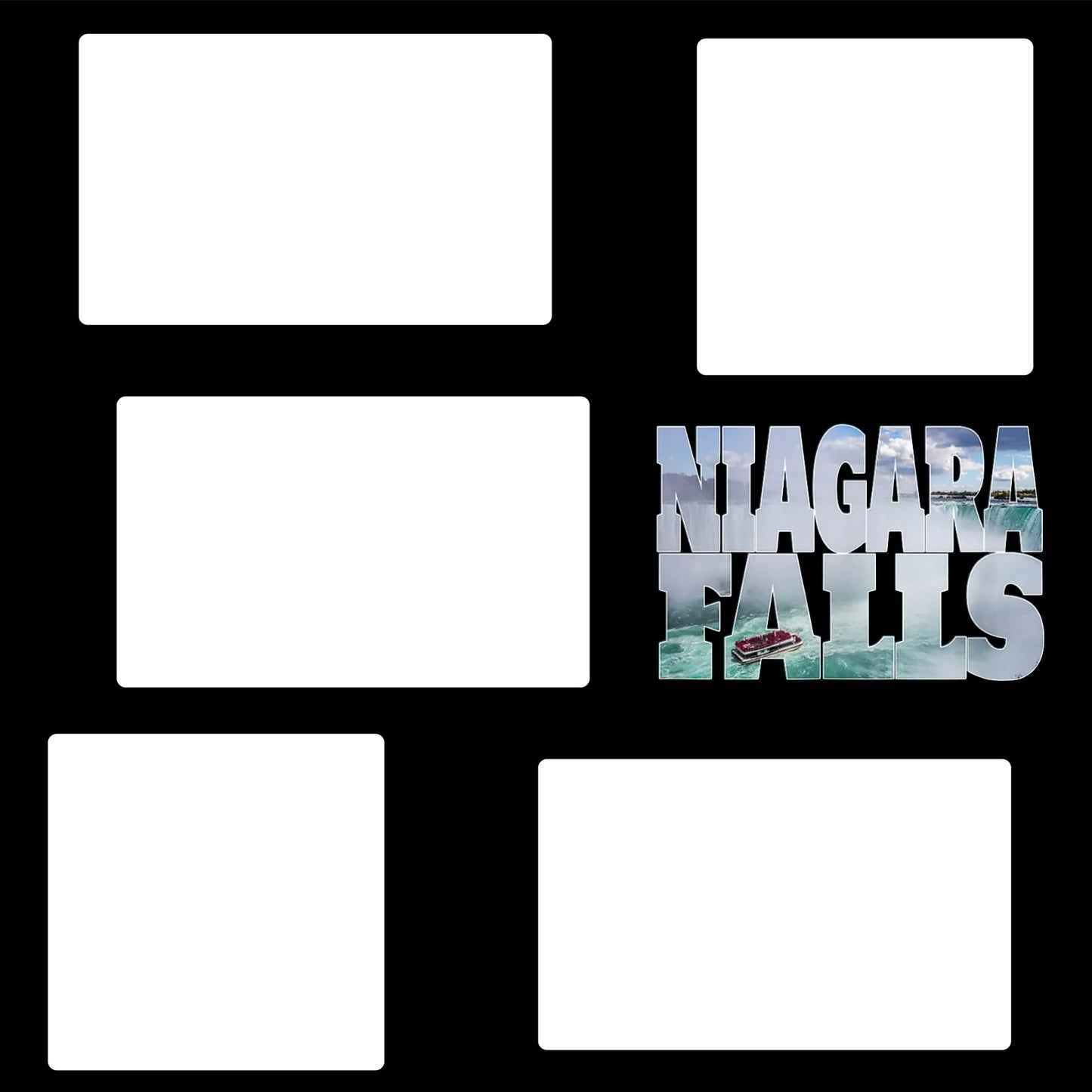 Niagara Falls Scrapbook Paper