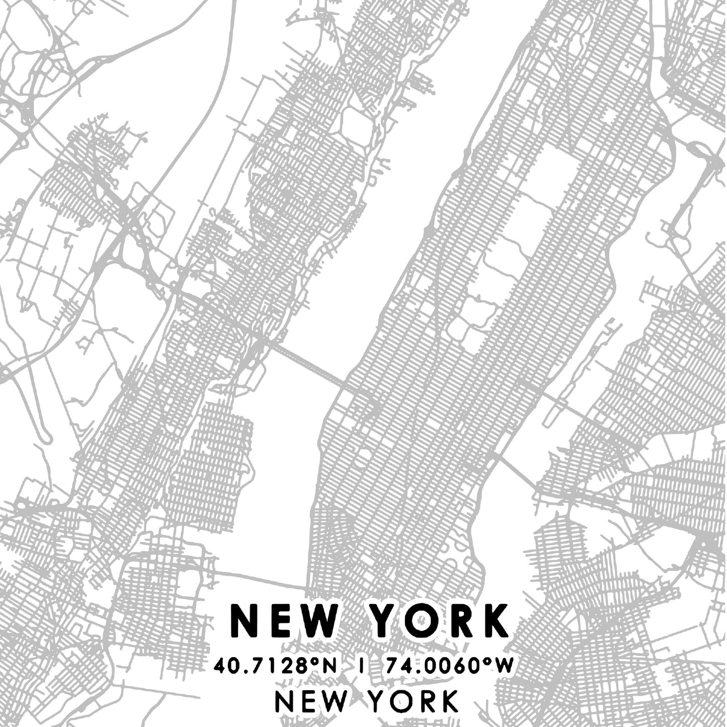 New York New York Map