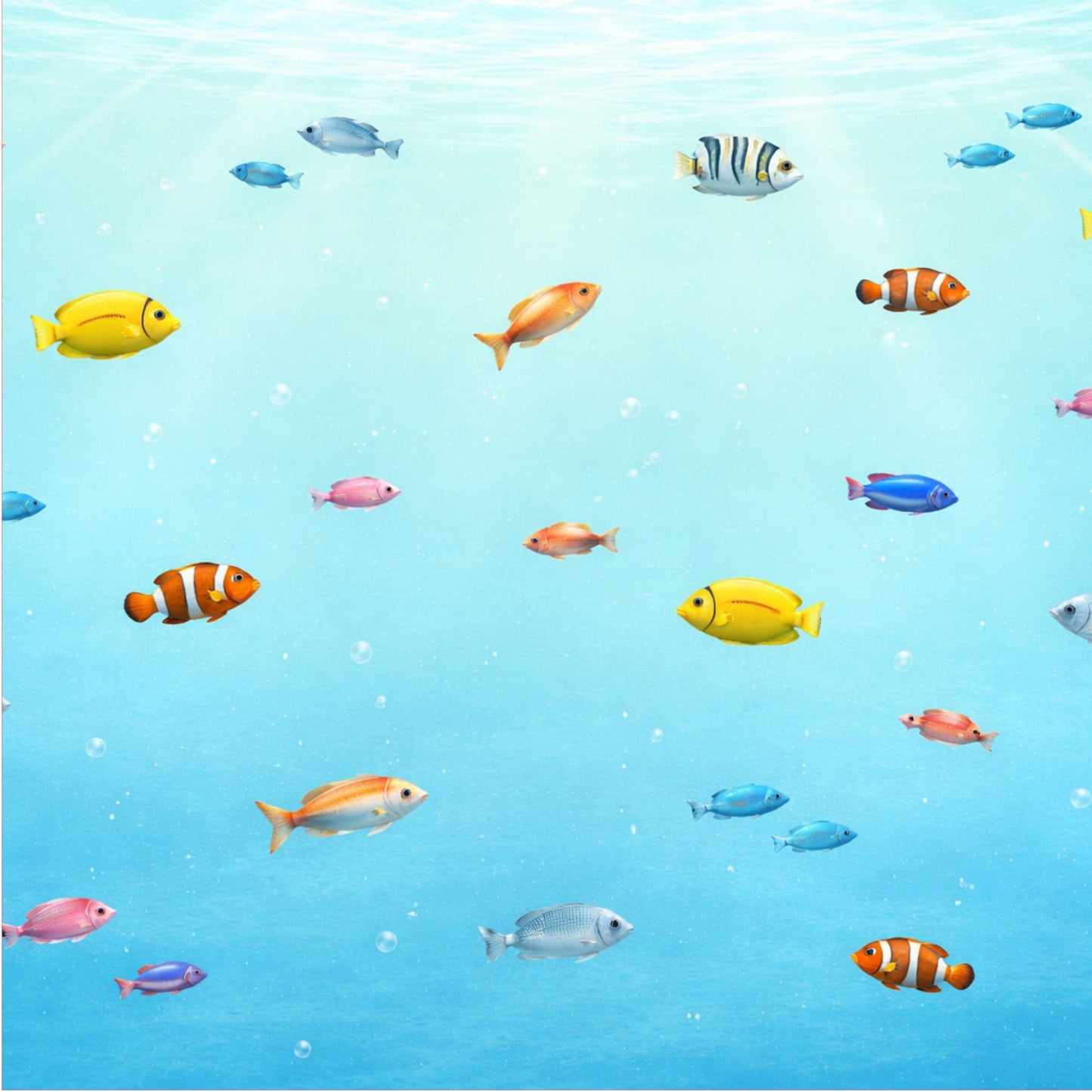 Aquarium Trip Scrapbook Paper