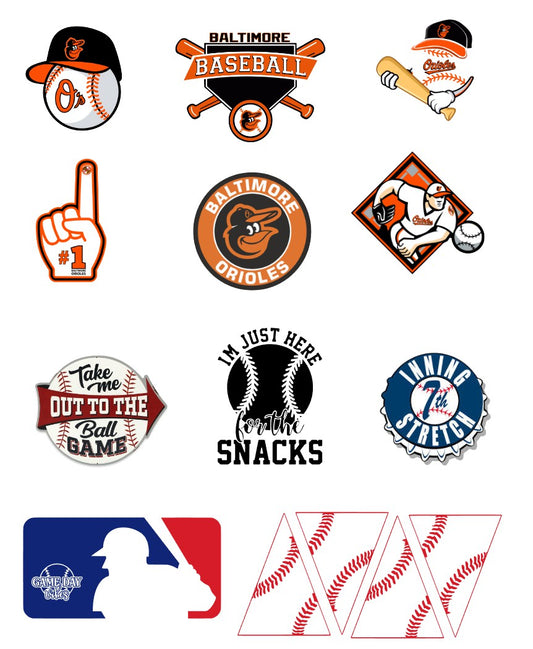 Baltimore Orioles Embellishments