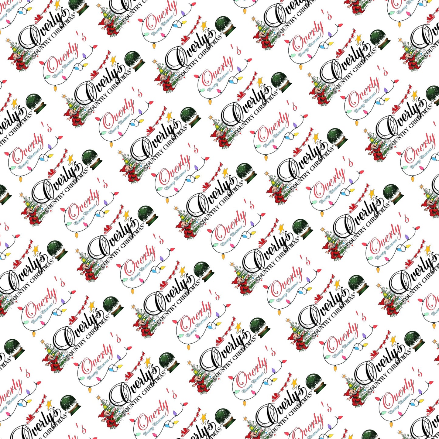 Overly's Christmas Scrapbook Paper