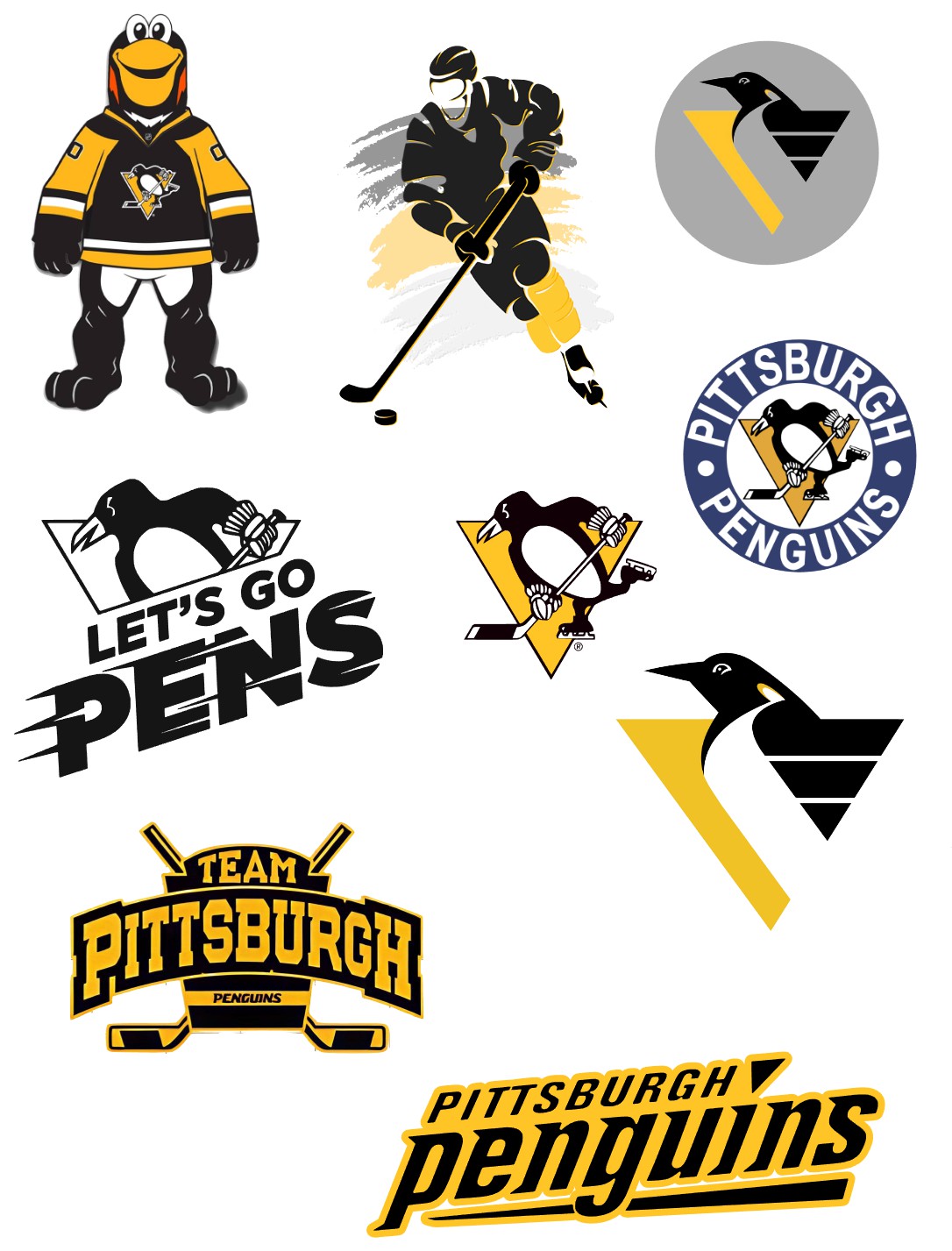 PGH Penguin Scrapbook Paper