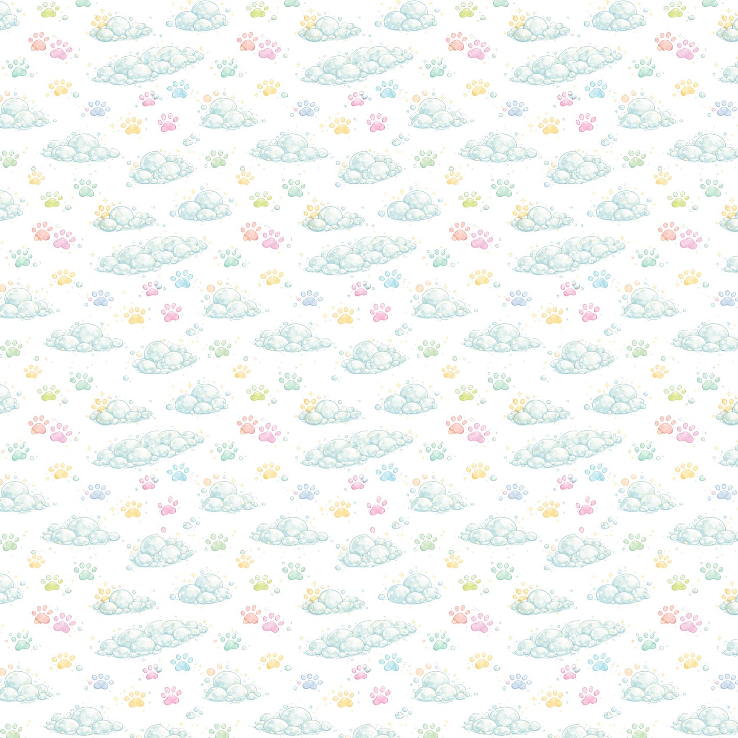 Pet Spa Day Scrapbook Paper