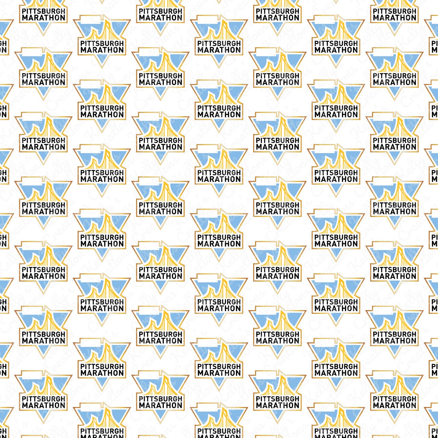 Marathon and Ironman Running Scrapbook Paper