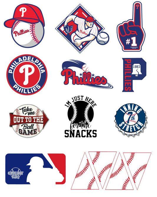 Philadelphia Phillies Embellishments