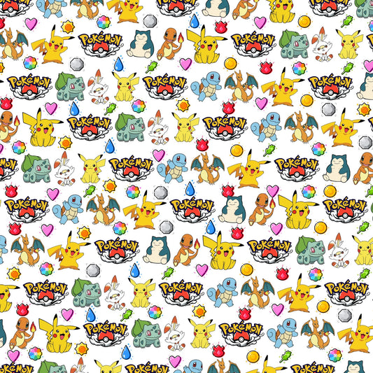 Pokemon Scrapbook Paper