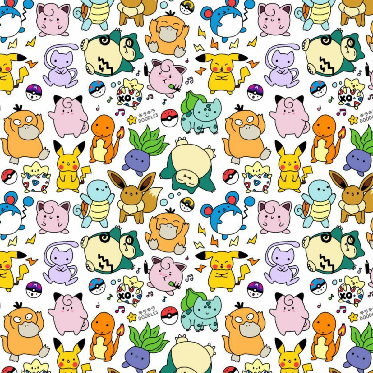 Pokemon Scrapbook Paper