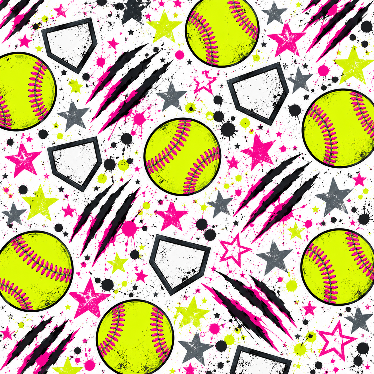 Pittsburgh Predators Softball Scrapbook Paper