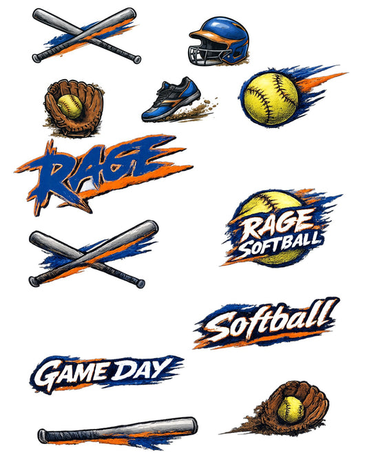 Rage Softball Scrapbook