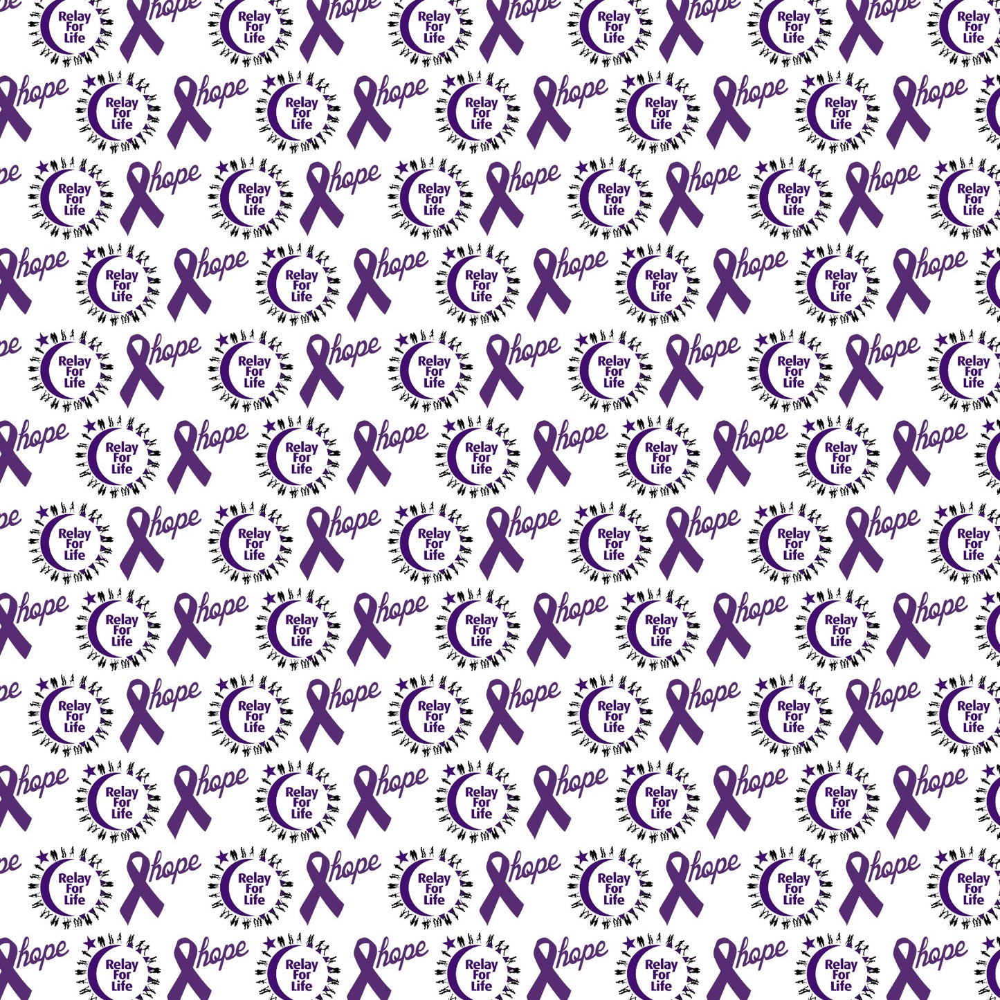 Relay for Life Scrapbook Paper