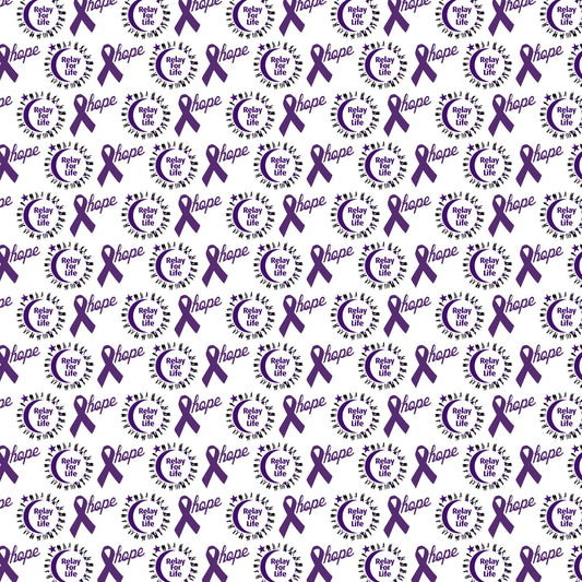 Relay for Life Scrapbook Paper