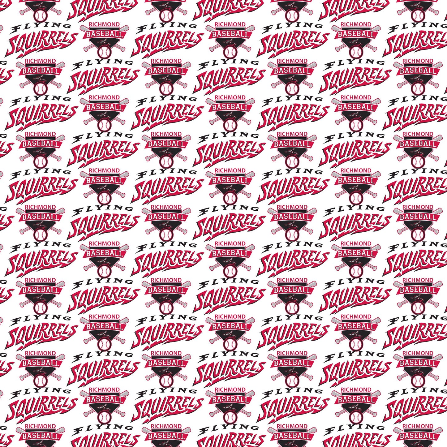 Richmond Flying Squirrels Baseball Scrapbook Paper