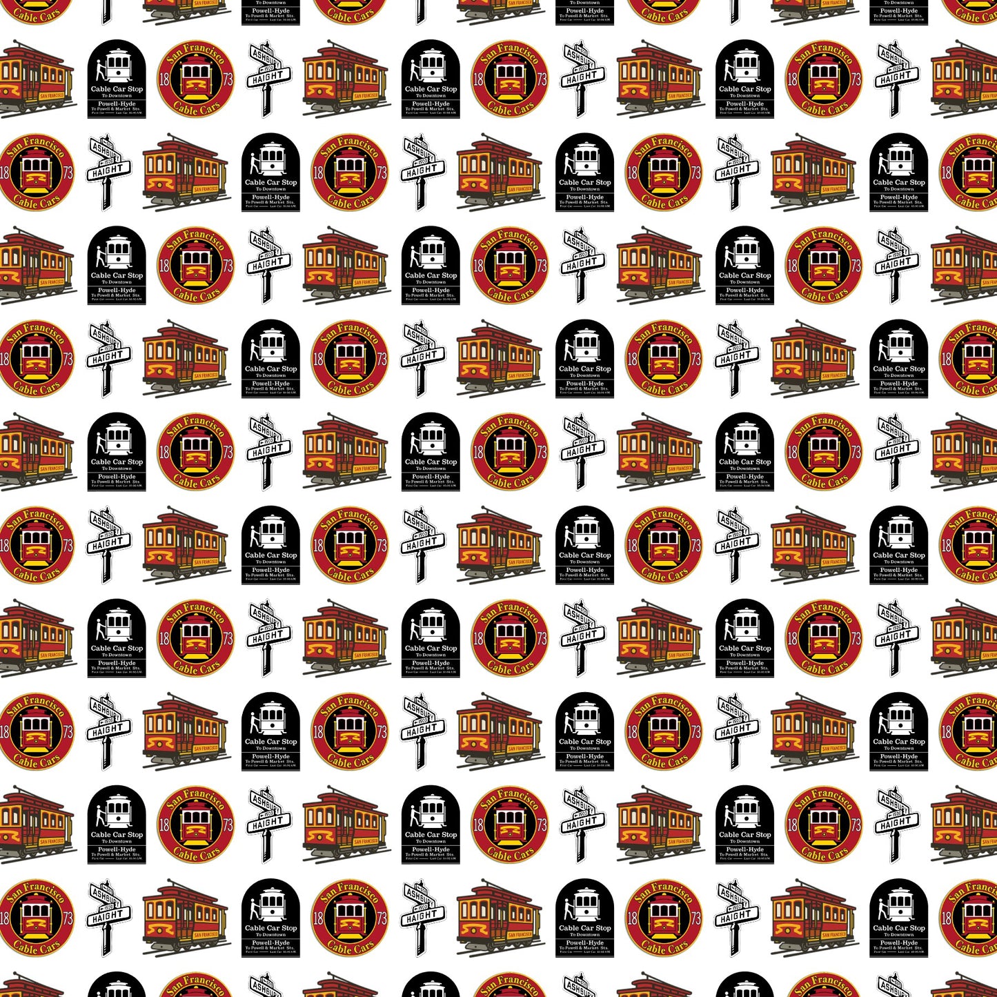 San Francisco Scrapbook Paper