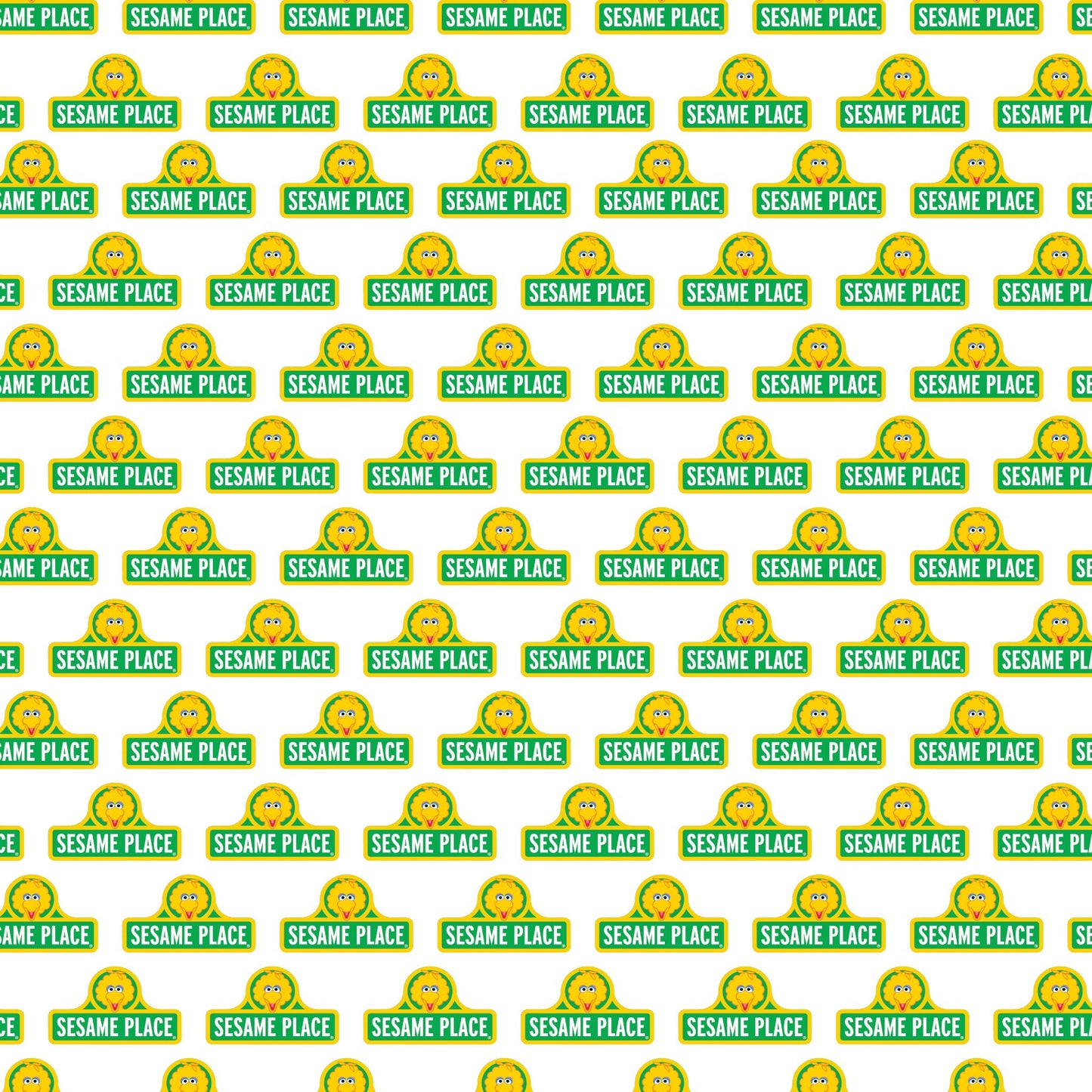 Sesame Place Scrapbook Paper