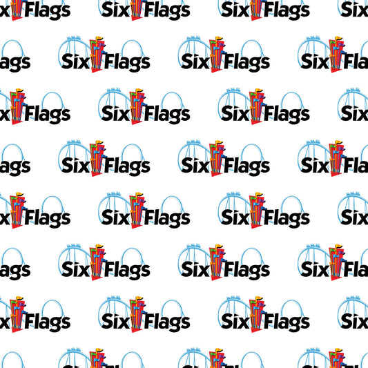 Six Flags Scrapbook Paper