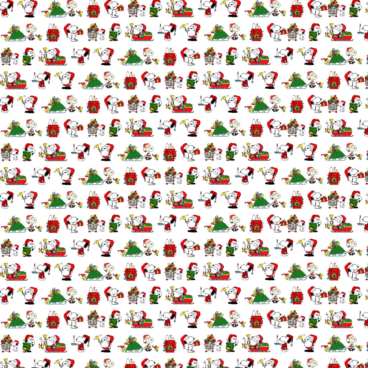 Snoopy Christmas Scrapbook Paper