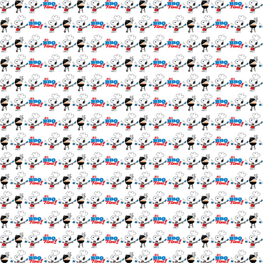Snoopy BBQ Scrapbook paper