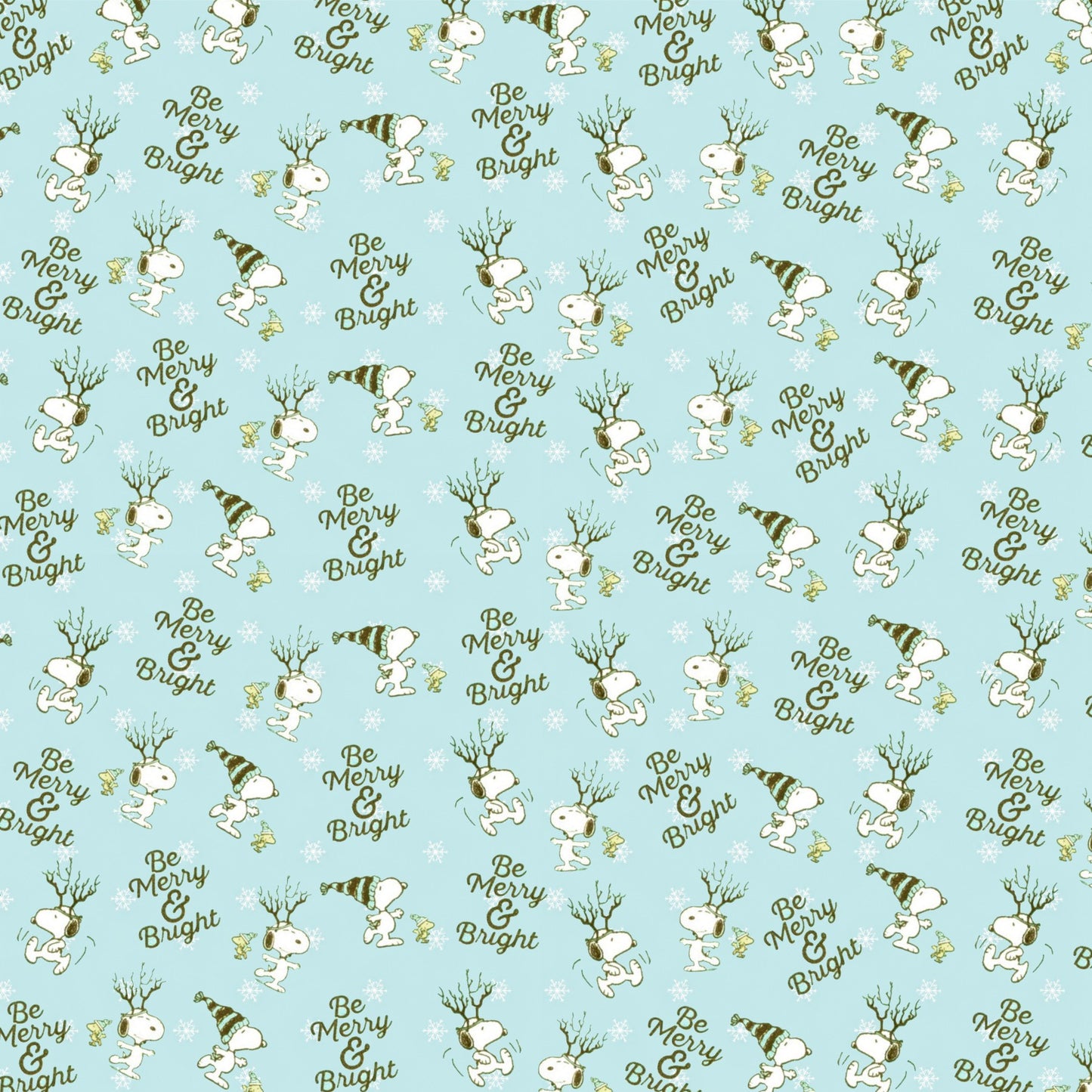 Snoopy Christmas Scrapbook Paper