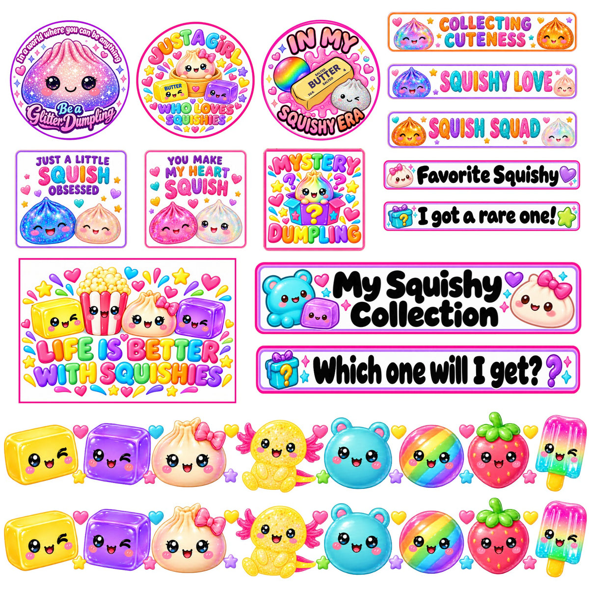 Squishy Dumpling Scrapbook Paper