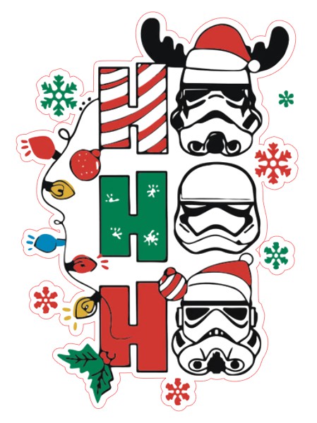 Star Wars Ho Ho HO Scrapbook Title